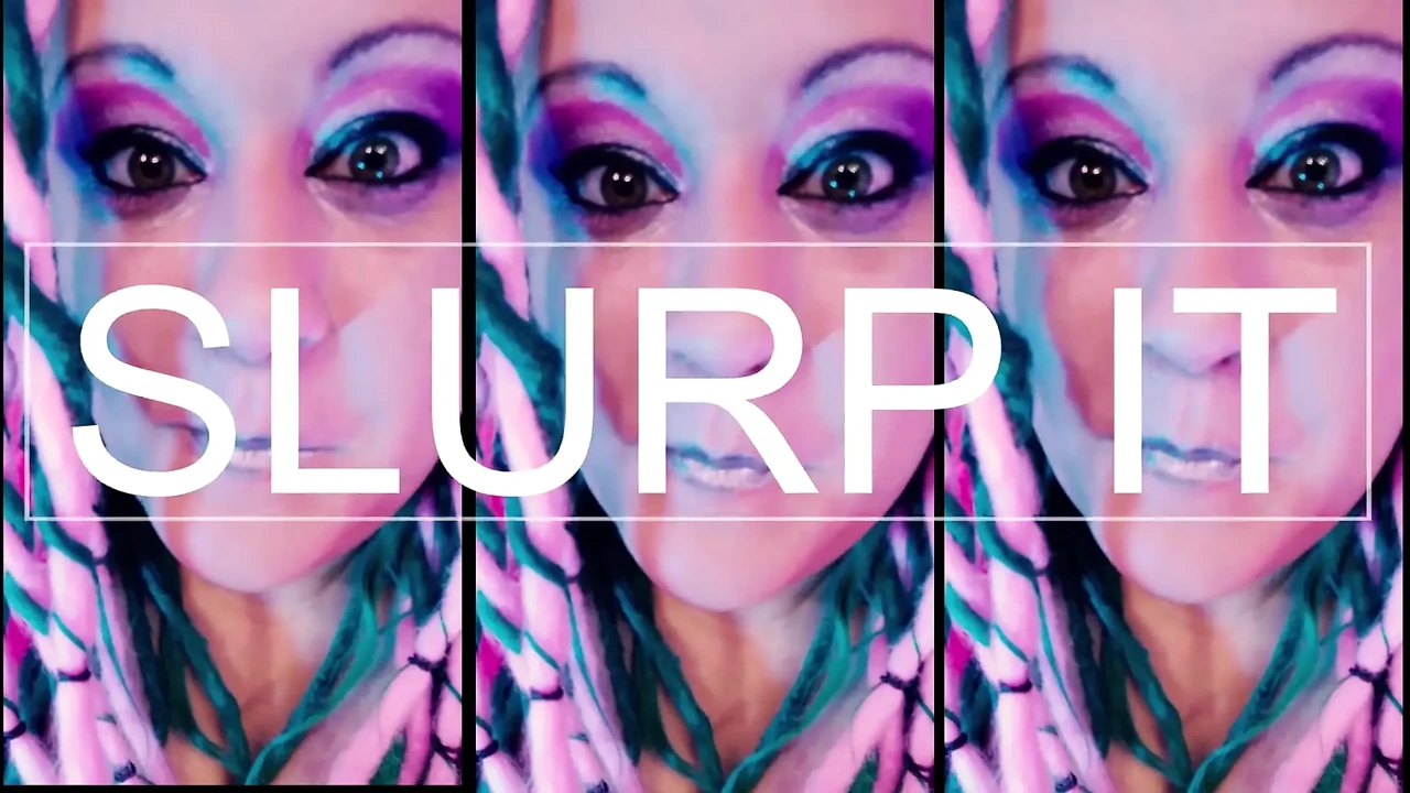 Wank and Slurp with Goddess Lana CEI Looper for Dumb Dumb Heads