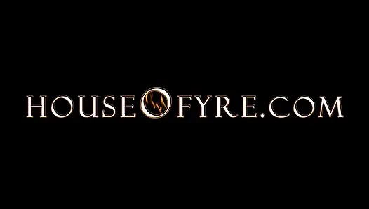 HOUSEOFYRE - милфа с большой задницей Demi Nova трахает большой черный член в большие намазанные маслом жопы