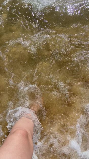 Getting My Feet Wet & Sandy