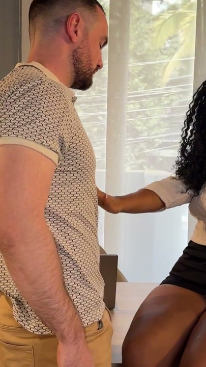 Horny Busty Secretary Squirts Uncontrollably on Boss's Big Cock | Clip 1