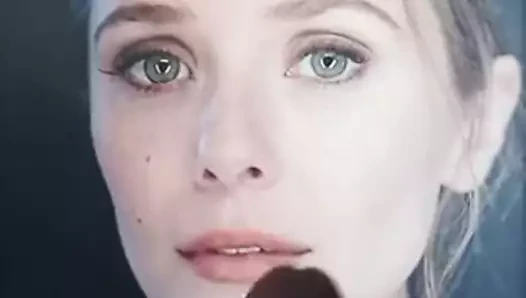 Elizabeth olsen cumtribute
