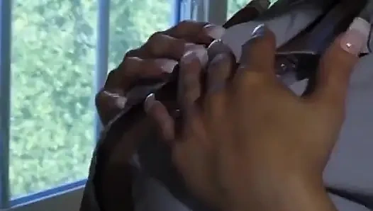 Leaking Creampie Pussy Closeup and Sloppy Blowjob Drool