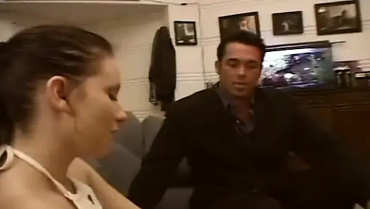 Dominant slut uses his cock like her personal toy