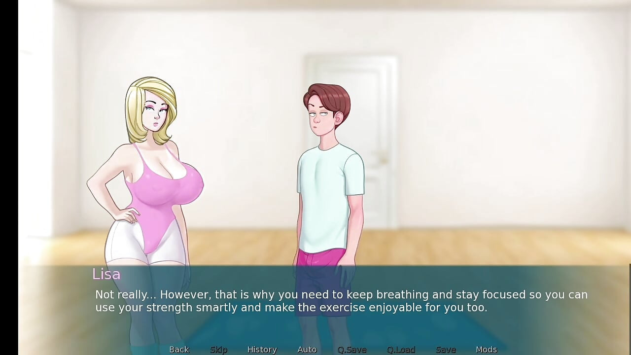 dabby and anon make hot romantic seen in summertime saga part 9