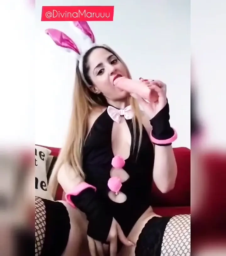 Video Enjoying My Bunny Costume!
