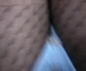 Pantyhose cum
