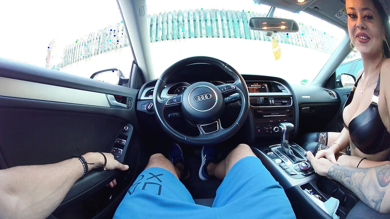 I give a blowjob to a stranger in the car