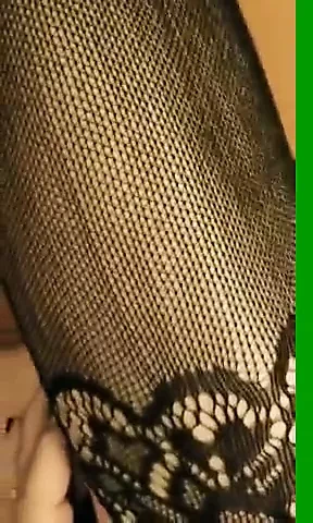 Cuckold holding wife while she takes her black bull