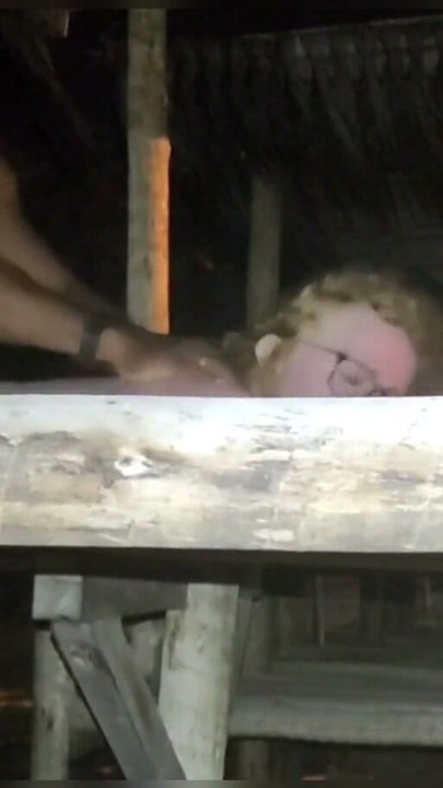 hot endowed filling my pussy with milk in the tent on the beach | Clip 2