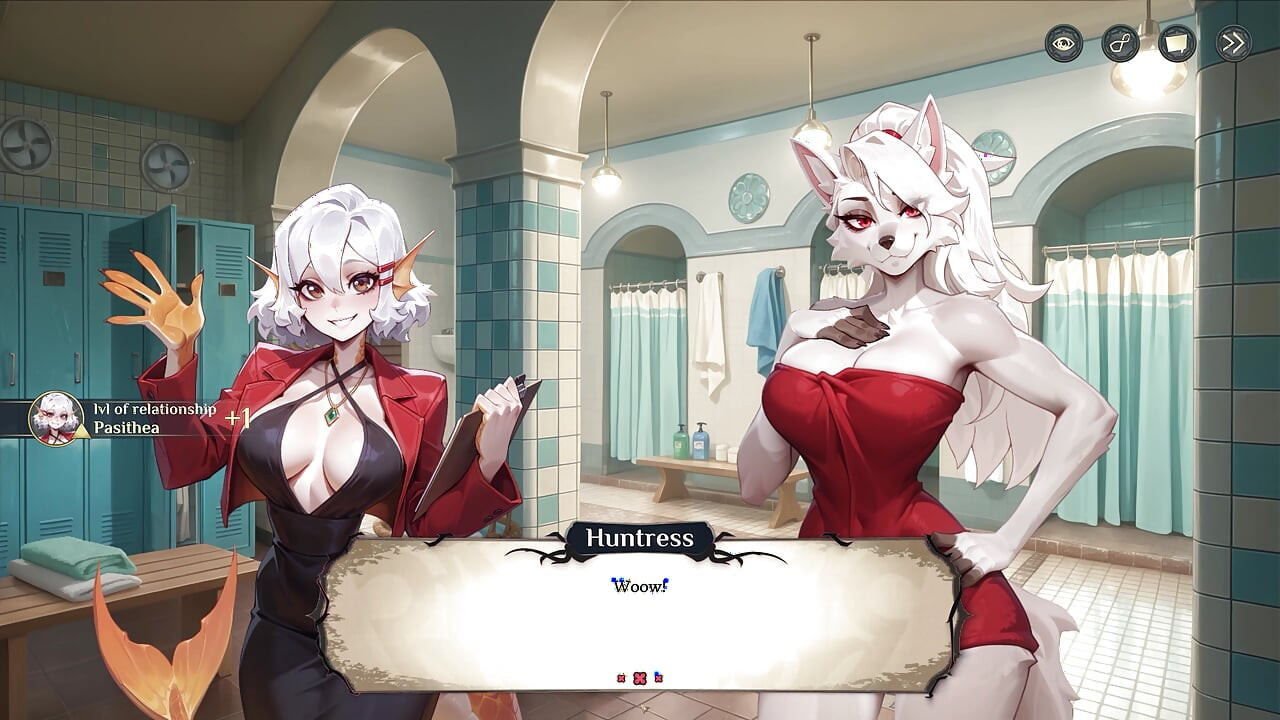 Big Boobs Furry Girl Shows Off Her Big Ass In Tight Shorts - Hotel Tales (Steam Game) - 3D Animated Hentai Game