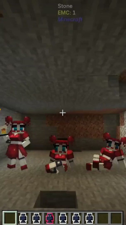 Minecraft Bedrock pige-mobs - lad os spille noget Minecraft med nogle lækre piger | Klip 1
