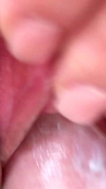 Captivating moment from "Her swollen creamy cunt is delicious! Eating a aroused puffy pussy. Creampie. Female orgasm."
