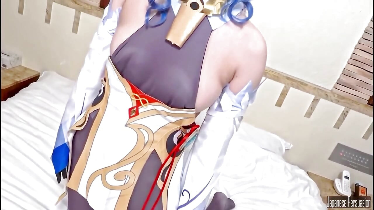 Cosplay Beauty Inspired by Genshin Style Shows Her Curves in a Playful POV Moment Ending in Creampie