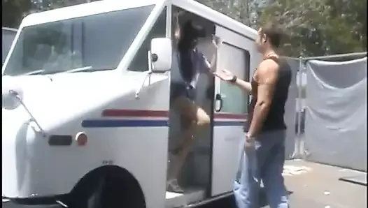 Gorgeous Whore with Fantastic Ass Wearing High Heels Gets Fucked in a Truck