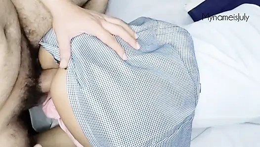 Little Thai Schoolgirl: Daddy, a man came into the room!