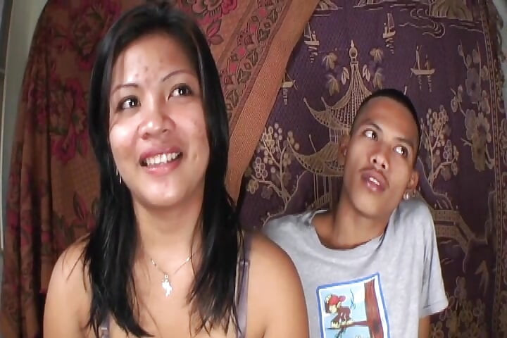 Big ass asian getting her muff drilled