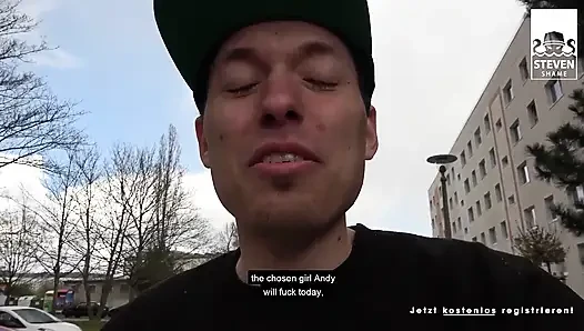 German teen JessiiVanRiva invites over Andy to eat & fuck her pussy! StevenShame