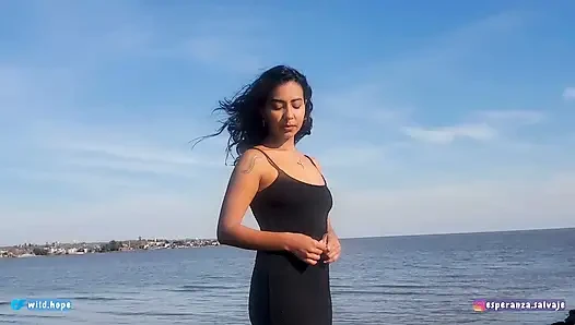 Sexy colombian gets horny and wild while having sex