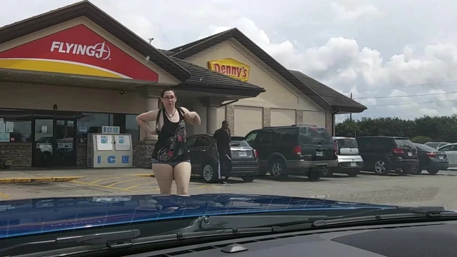 Mickey Pearl walking showing thunder thighs