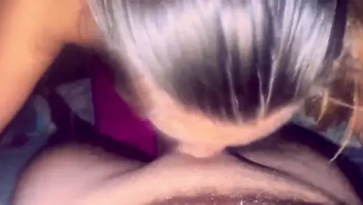 Sloppy Blowjob and Deepthroat After Gym