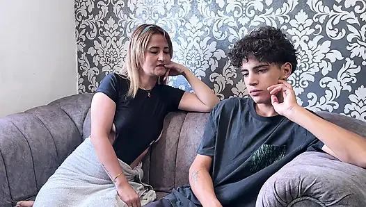 Big-ass stepmom teaches her little stepson how to fuck a woman and fulfills her dream fantasy.