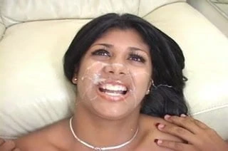 Pretty black girl with huge tits