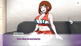 WaifuHub - část 14 - Ochako Uraraka sex rozhovor s mým hrdinou akademie od LoveSkySanHentai