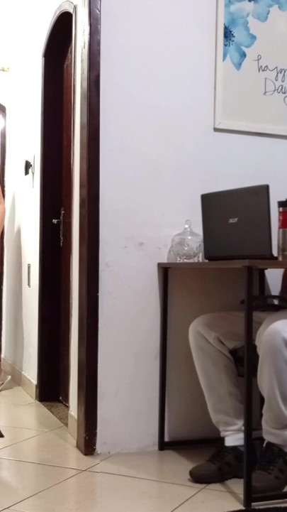 While the husband is at work, the wife receives the delivery man. | Clip 2