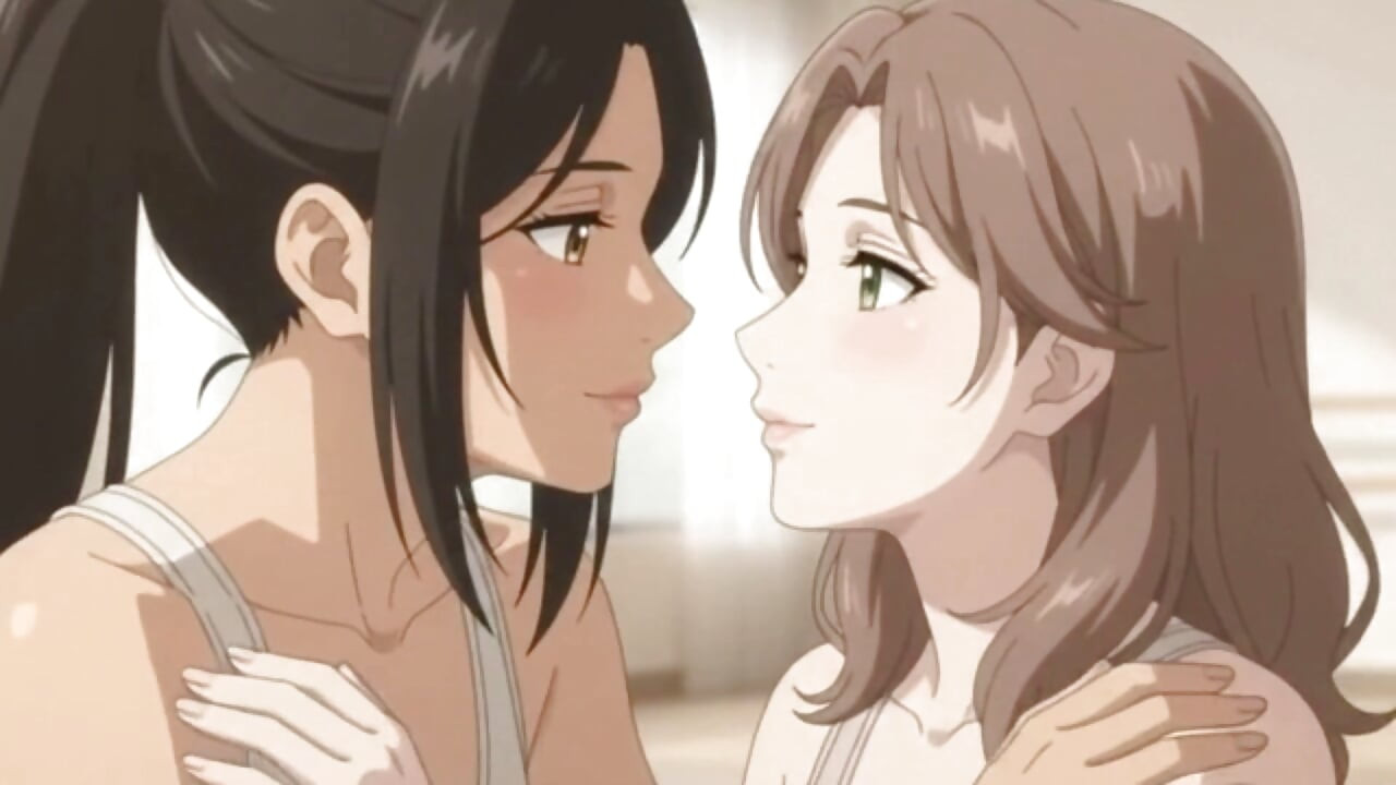 Lesbian Partner Yoga Turns Intimate