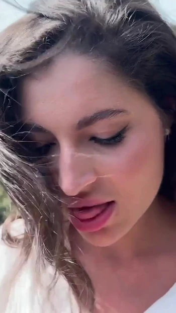 Jaw-dropping moment from "HUNT4K. A bike ride ended up as a perfect outdoor deepthroat and sex"
