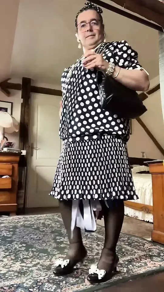 Dressed with a Sunday dress