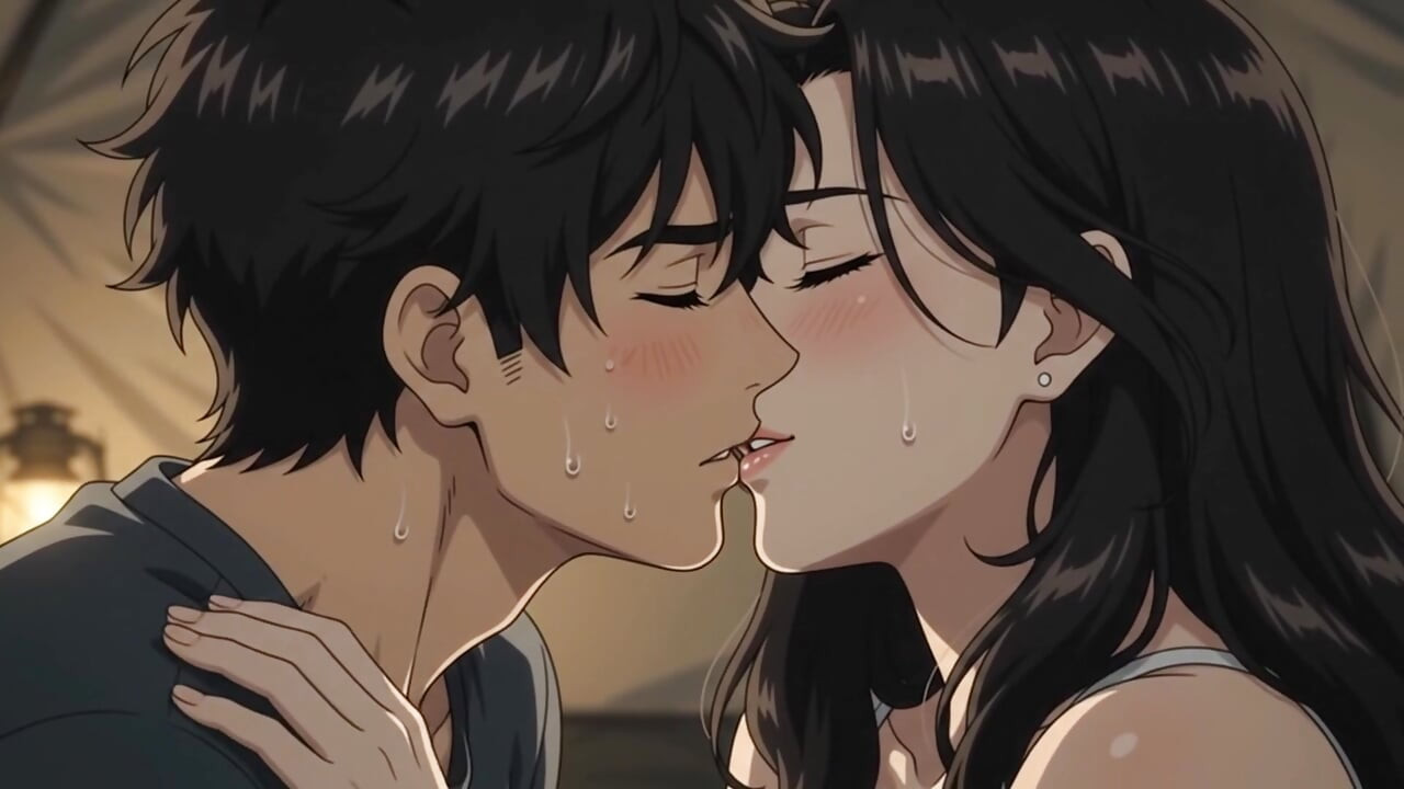 Too Close to Resist Forbidden Night in the Tent Hentai