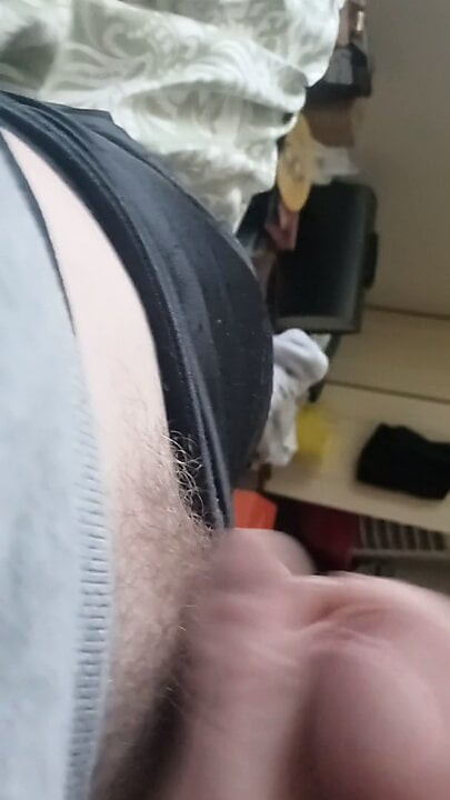 Jacking off to porn