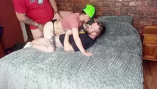 He enjoyed it with his cum dripping off me