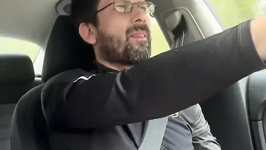 Sie konnte es kaum erwarten - MILf blowjob &handjob während der fahrt - öffentlicher auto-sex kingyordanov