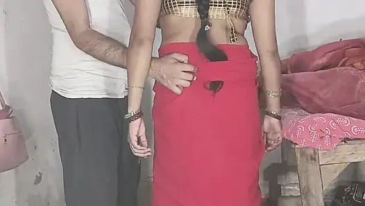 Sister-in-law started screaming when the whole cock was put in her pussy in doggy style, Desi Housewife's hard fucking Hindi Audio