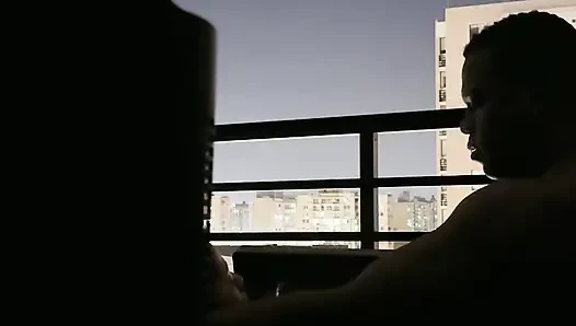 My stepbrother throws his huge load of cum on my face -amateur couple- nysdel