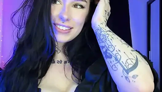 Submissive British Goth ASMR JOI