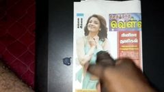 Cum hołd dla indyjskiej aktorki Tamilskiej aktorki Kajal Agarwal