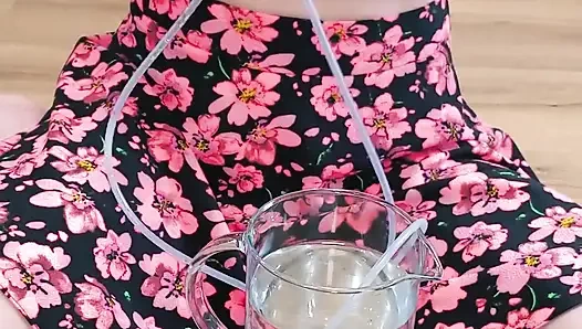 First Enema with My New Automatic Enema Device.