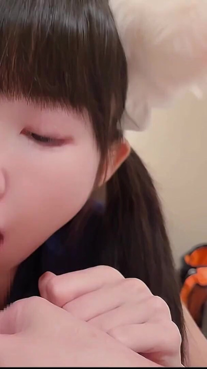 Cum Meow.HENTAI Asian cat who masturbates while giving a blowjob. | Clip 1