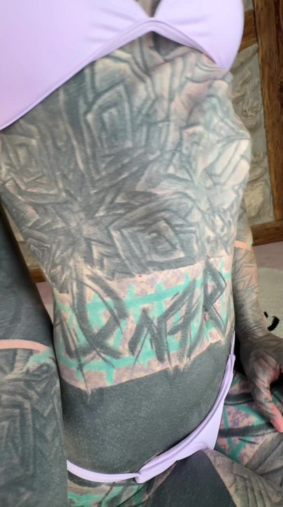 Do you like my inked body? Follow me now for more!