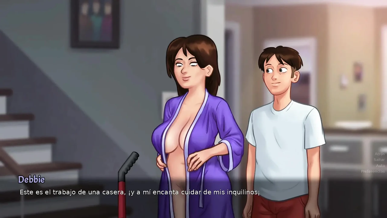 Mommy had been alone for a long time, so her stepson began to live a story with her – Summertime Saga