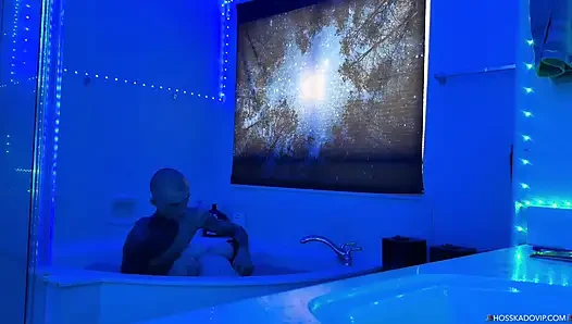 Sexpuppe pOV doppel-sperma innerhalb creampie großer schwanz papi-hoss Kado bi Brocken laut stöhnend orgasmus spielzeug alt tattoos muskeln