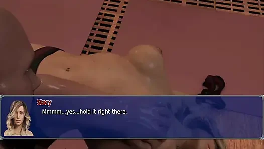 Die büro-ehefrau # 22 - Stacy neckt zack und später spielte Simon mit Stacys muschi