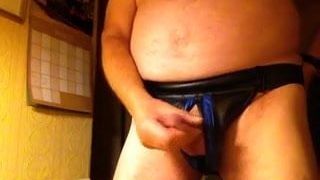 Wank in my leather pouch