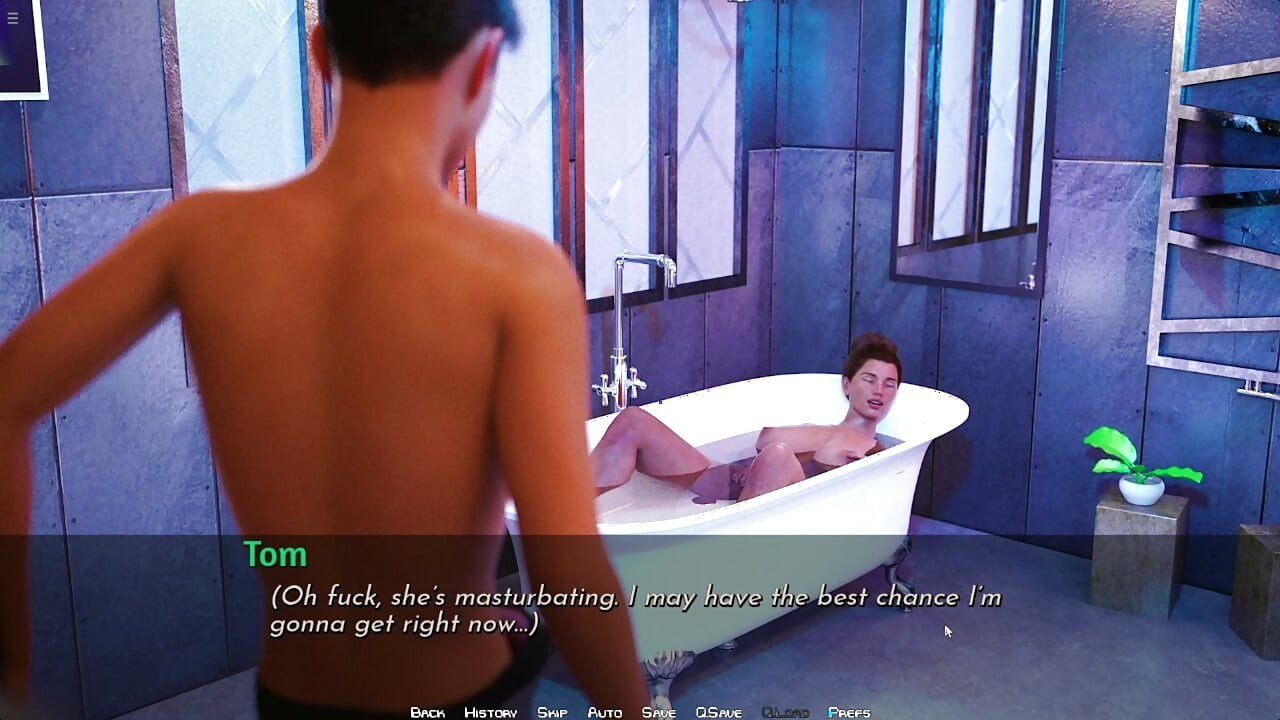 Stepson Caught Stepmom Masturbating In Bathroom And Then She Giving Blowjob