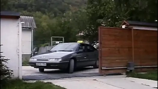 Beautiful blonde ass fucking in dogging position...cum in mouth