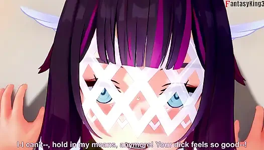 Columbina blowjob - Genshin Impact