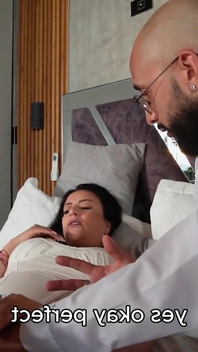 Captivating moment from "Oh, no! A gynecologist putting his cock in a married woman's pussy!"